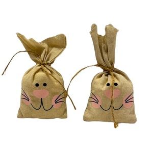 Stuffed Bunny Canvas Sack (2)